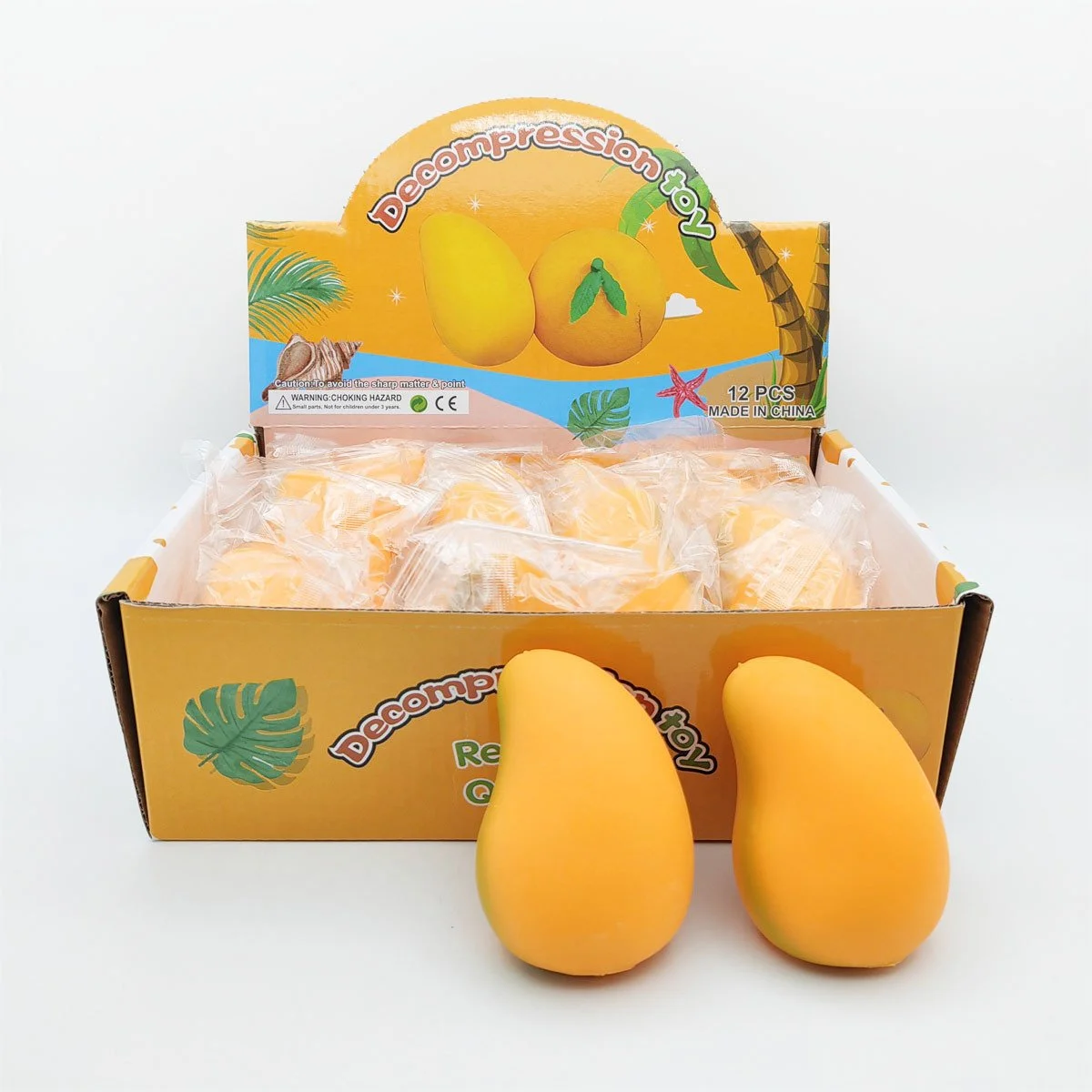 Mango Squishy With Tropical Mango Design
