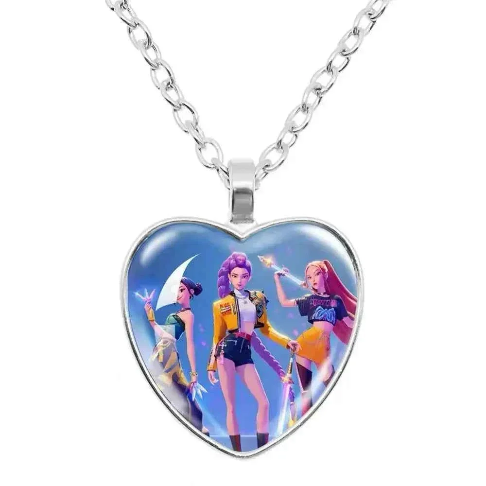 KPop Demon Hunters Heart Necklace