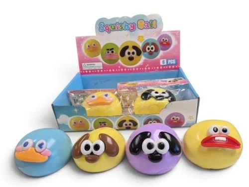 Super Stretchy Squishy 4″ Funny Face Ball