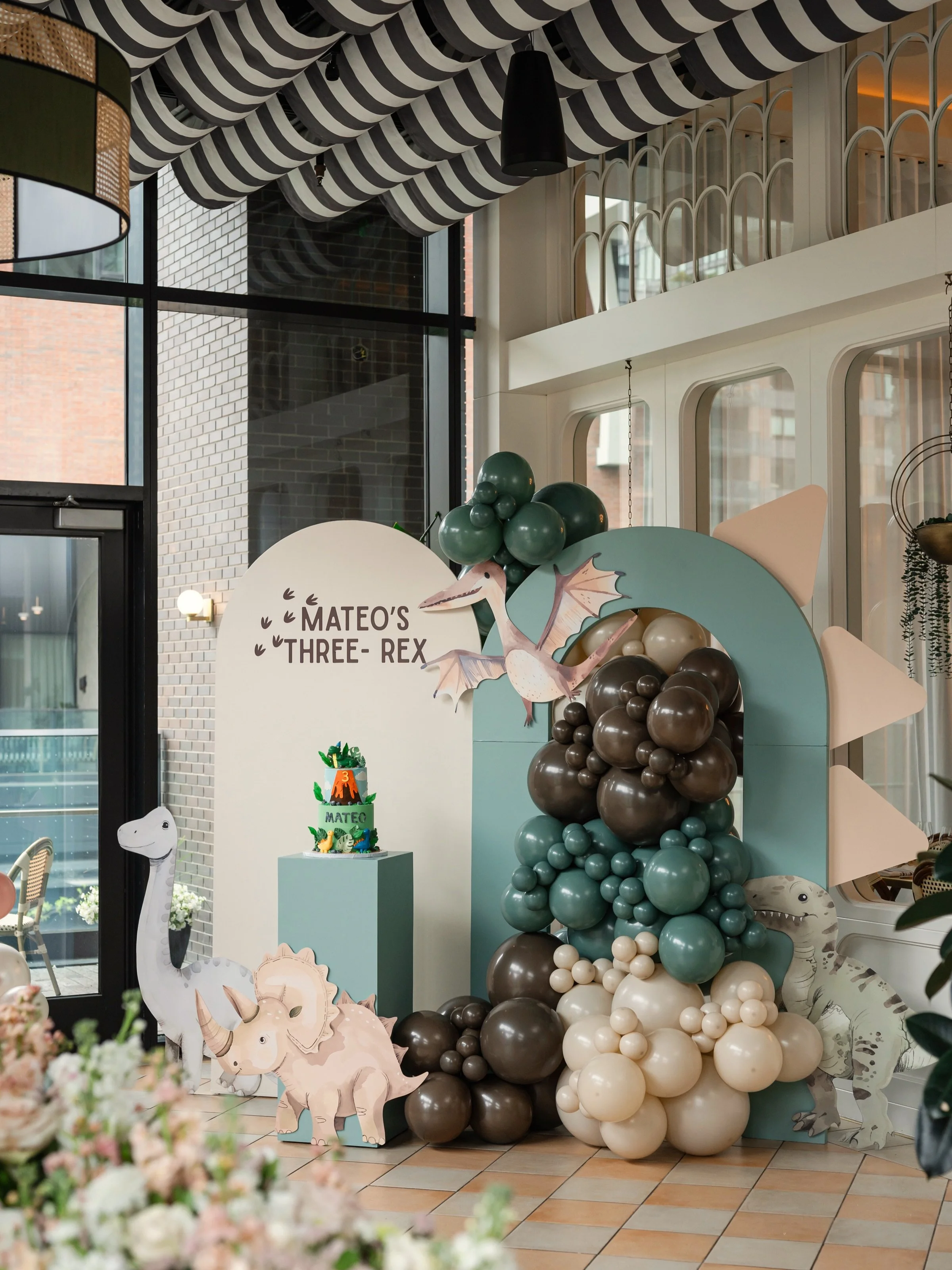 Two celebrations and one beautiful event ✨ 
Grateful to our amazing client who has trusted us to bring her vision to life over the years 🤍
&mdash;
Florals: @curatedvisions_ 
Balloons: @curatedballoons 
Photography: @lelanialittlephotography 
Cake: @