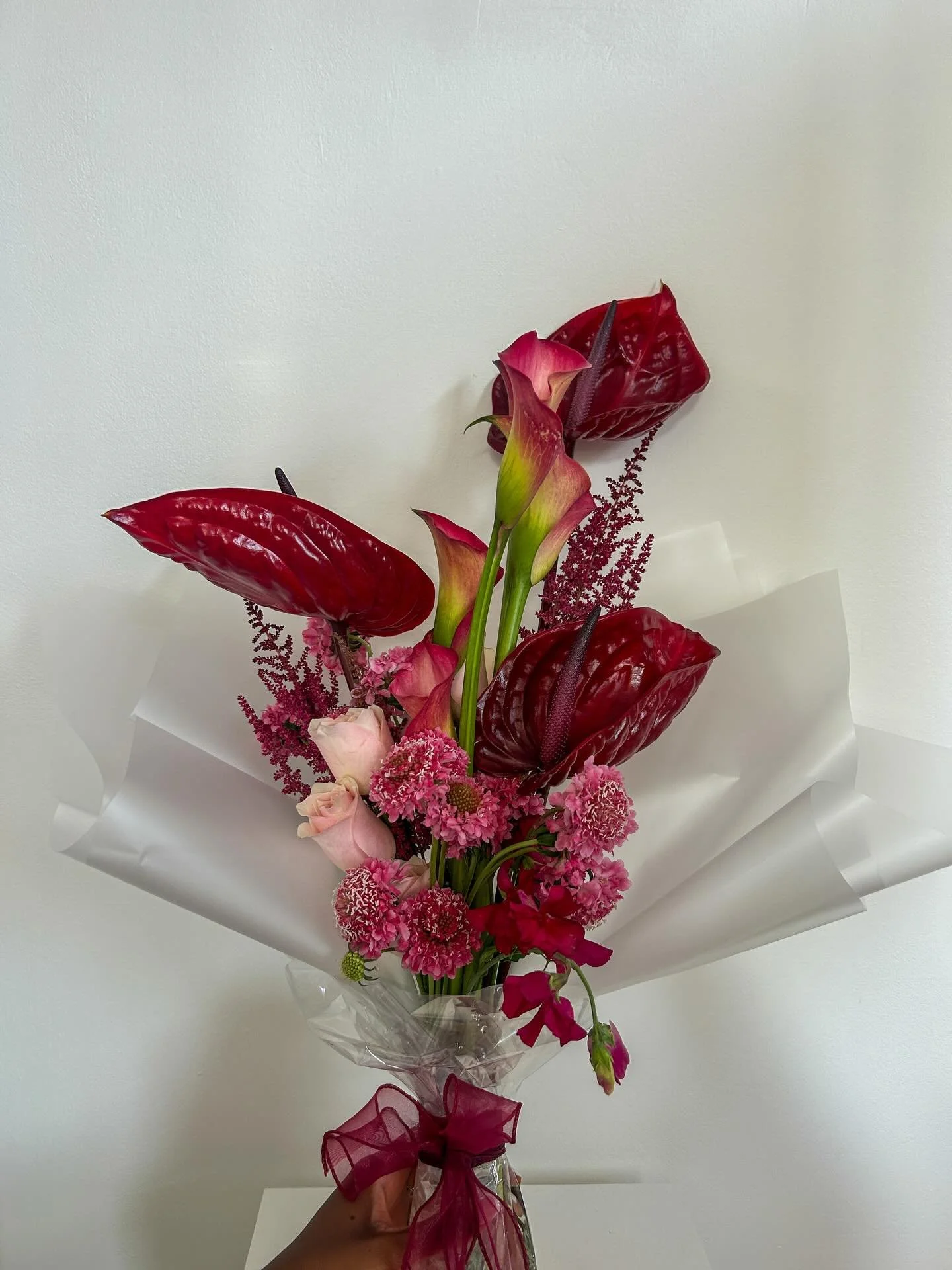 this was a special order from a sister all the way in Australia🤍
the inspiration was bold, sculptural and romantic to celebrate a birthday

one of my favourite parts and the hardest part of building petal&rsquo;d has been discovering room to experim