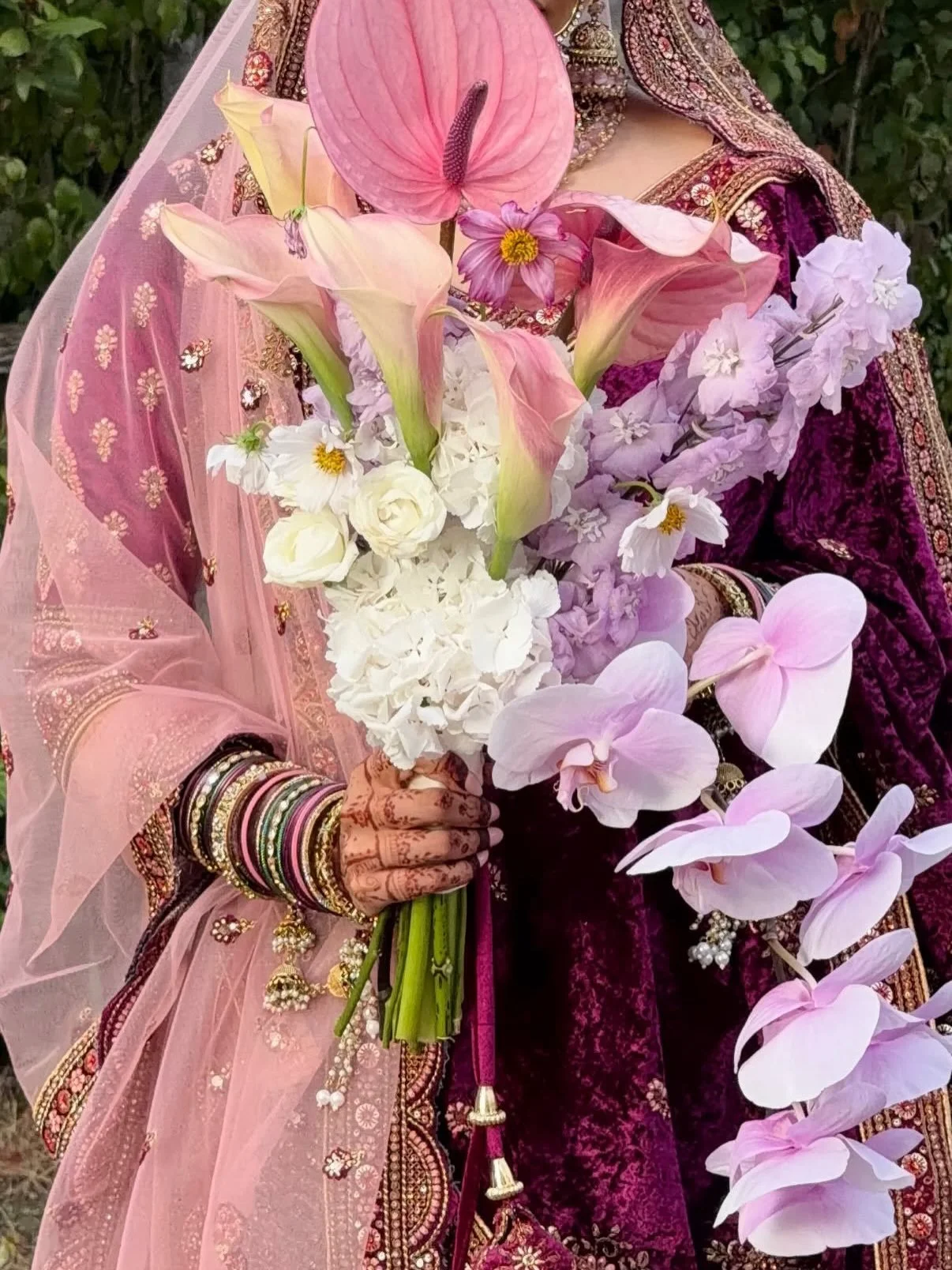 Can&rsquo;t be any more thankful to of been a part of a beautiful day, so grateful to of gotten the opportunity to bring the beautiful bride&rsquo;s vision to life🤍

📸Photography: @noorcapturesco