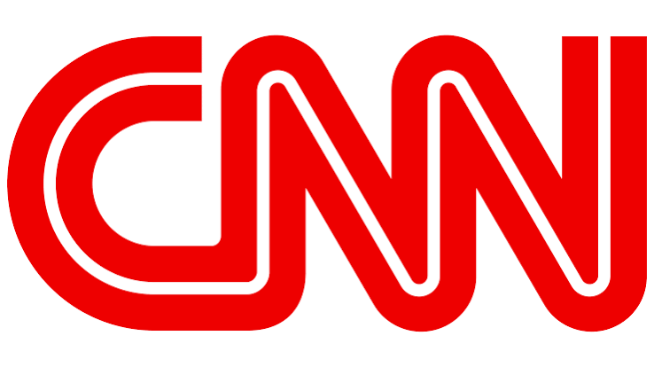 CNN logo in red and white.