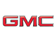 GMC logo in red, silver, and black