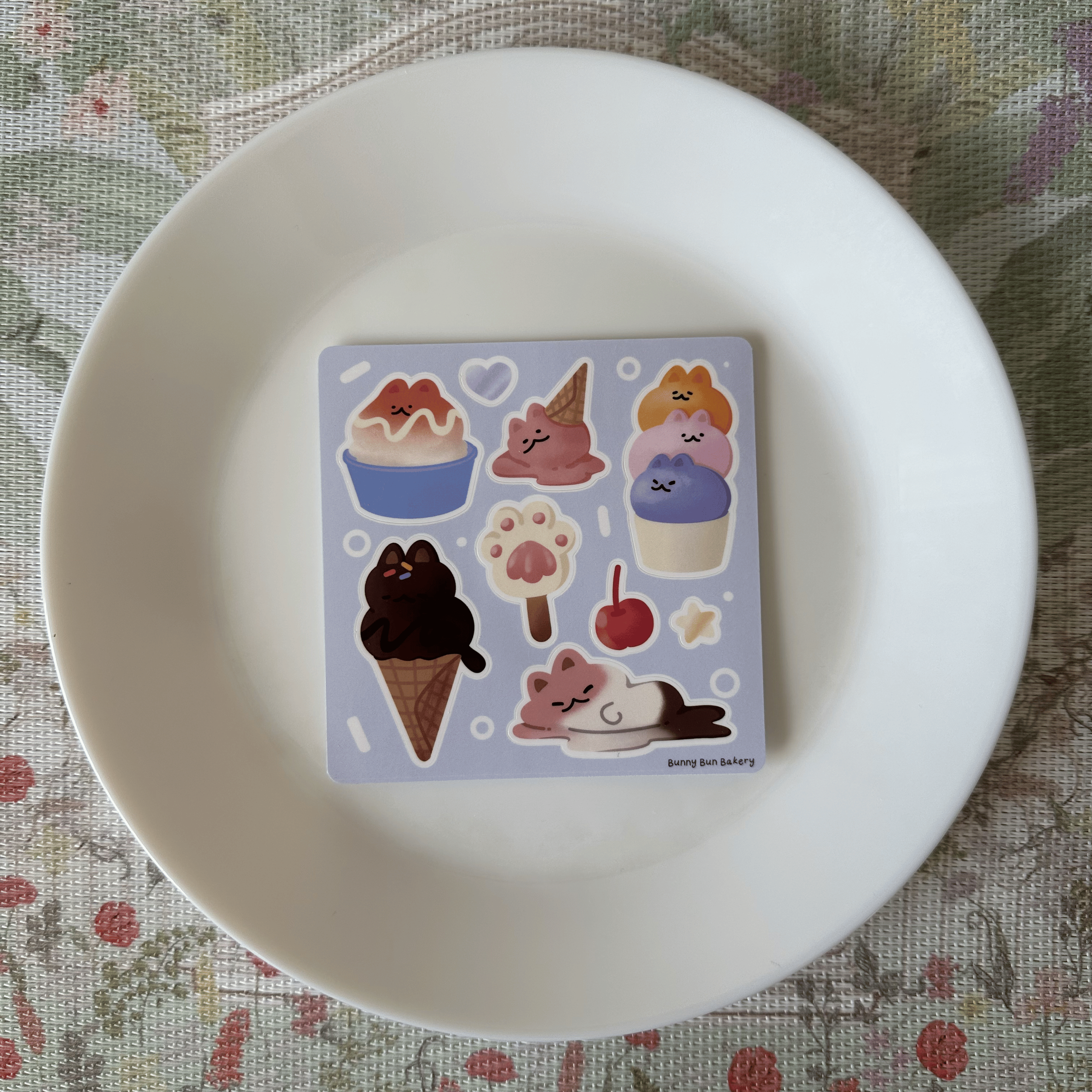 Kitty Ice Cream sheet