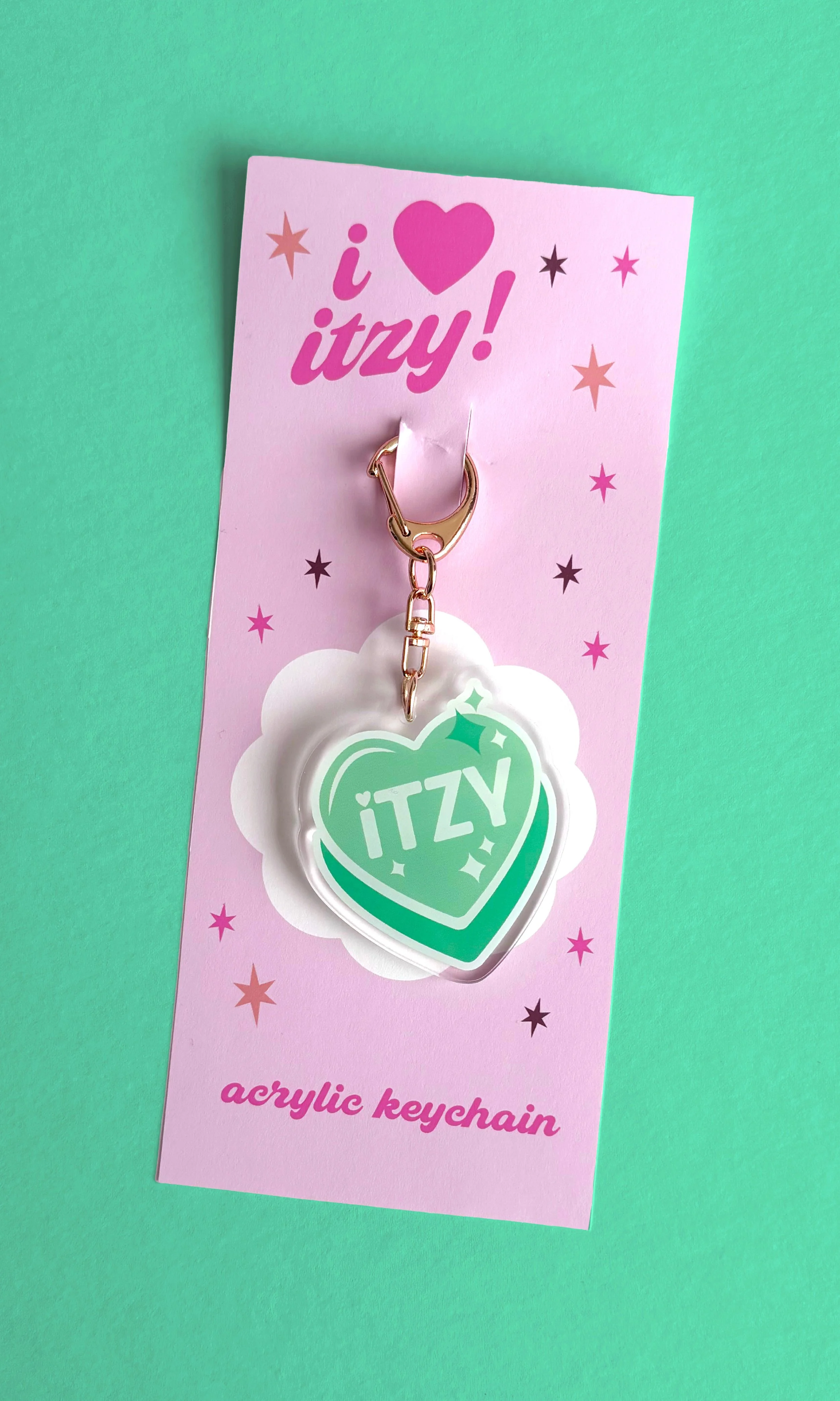 I ♥︎ K-POP Band Keychains