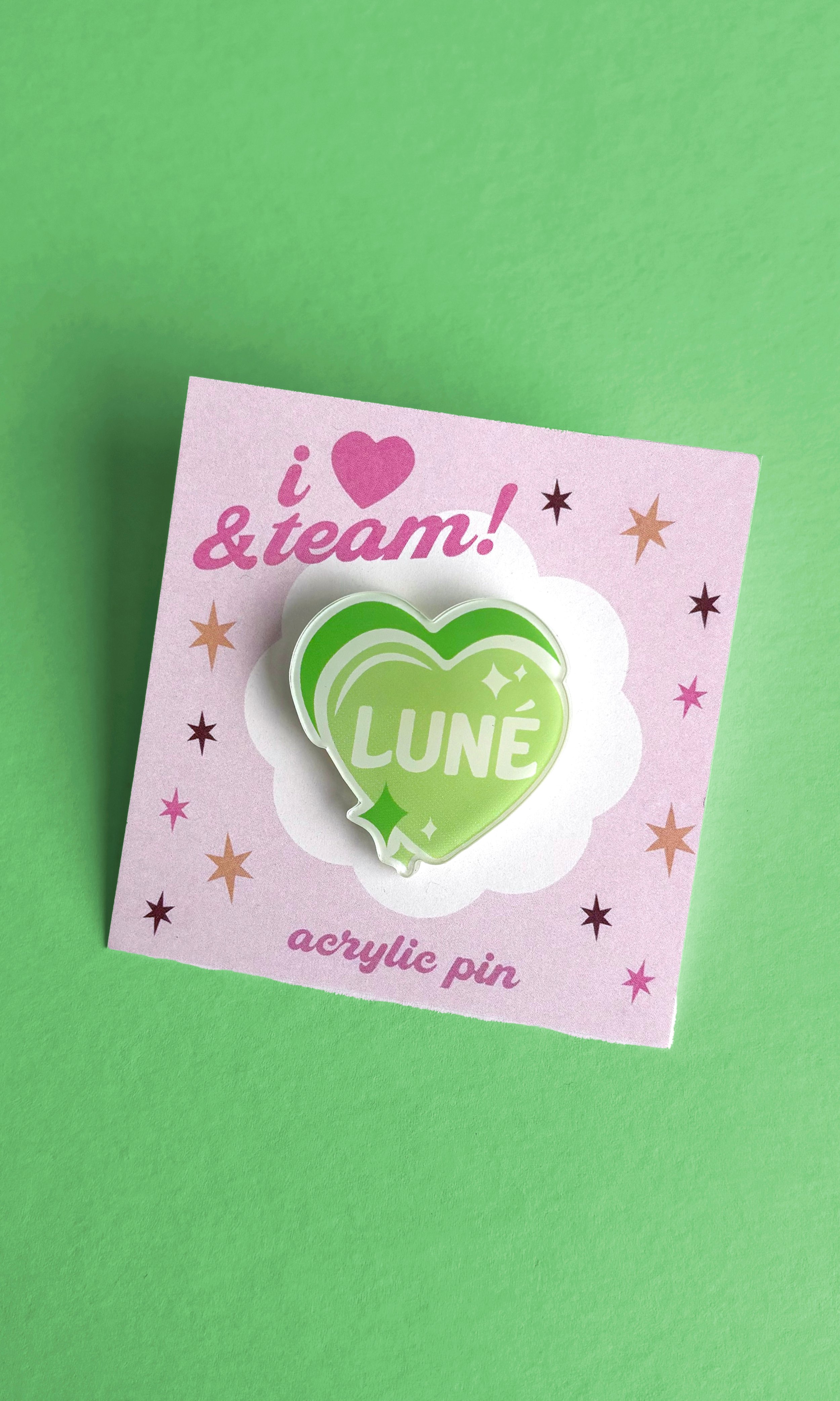 I ♥︎ K-POP Fan Pins