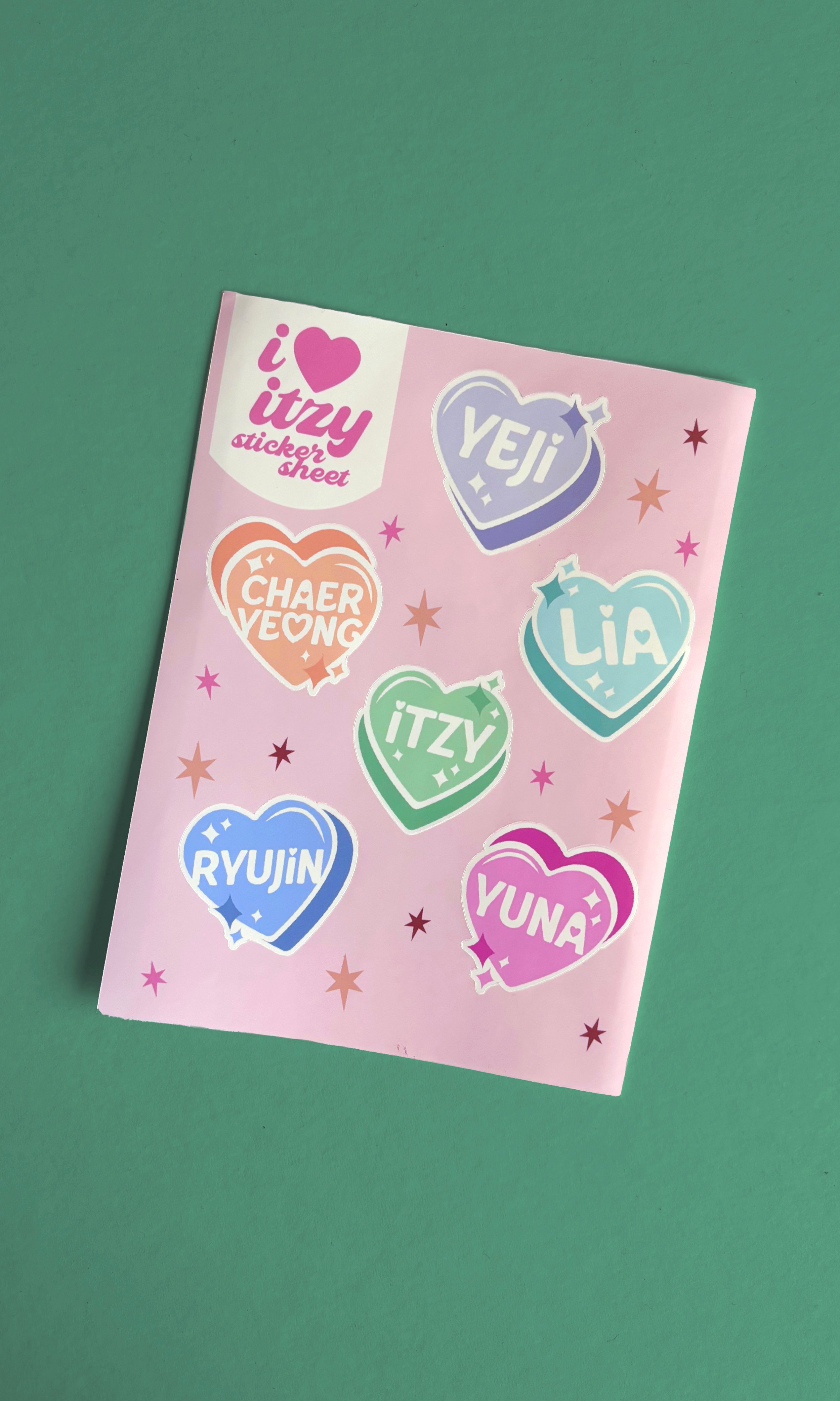 I ♥︎ K-POP Sticker Sheet