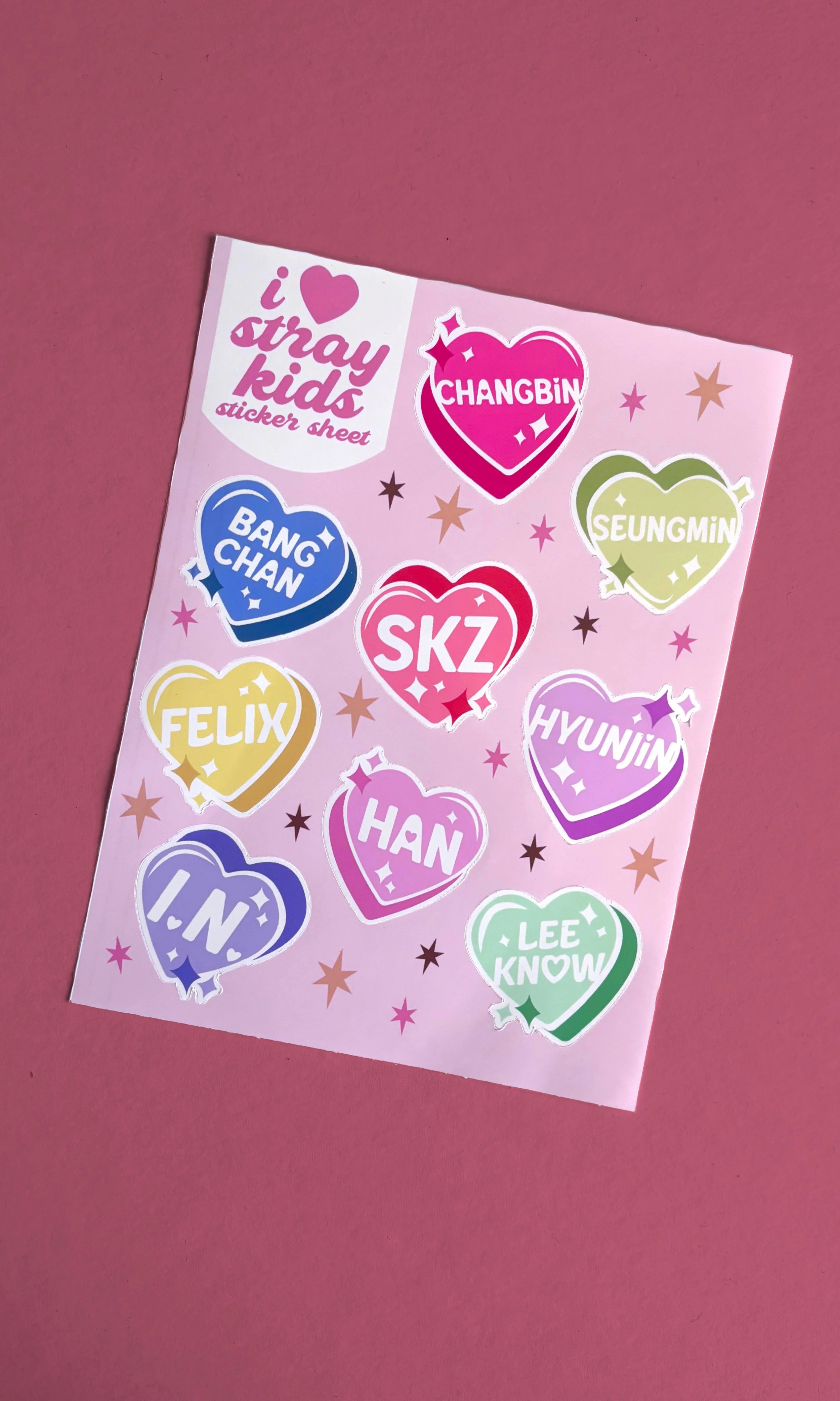 I ♥︎ K-POP Sticker Sheet
