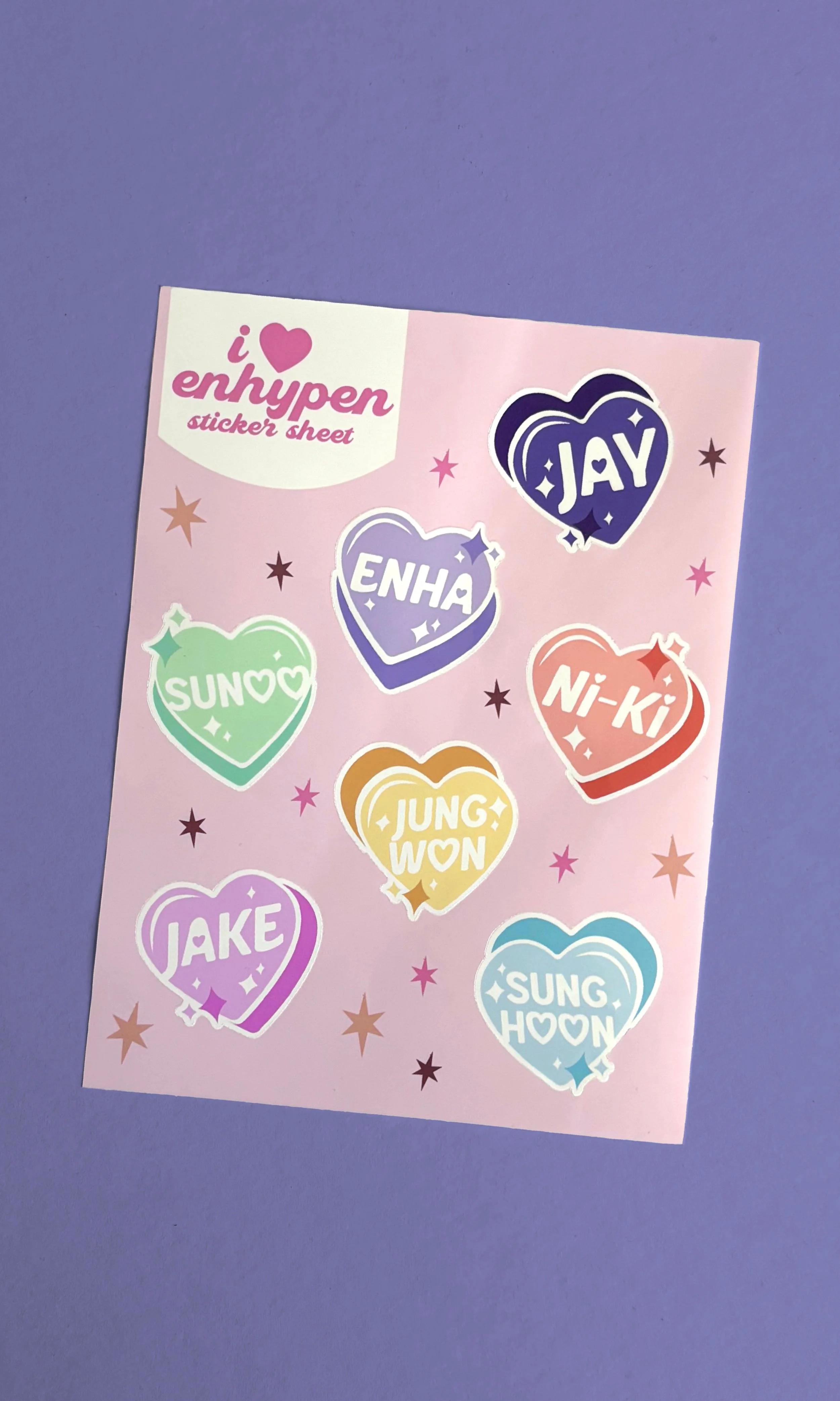 I ♥︎ K-POP Sticker Sheet