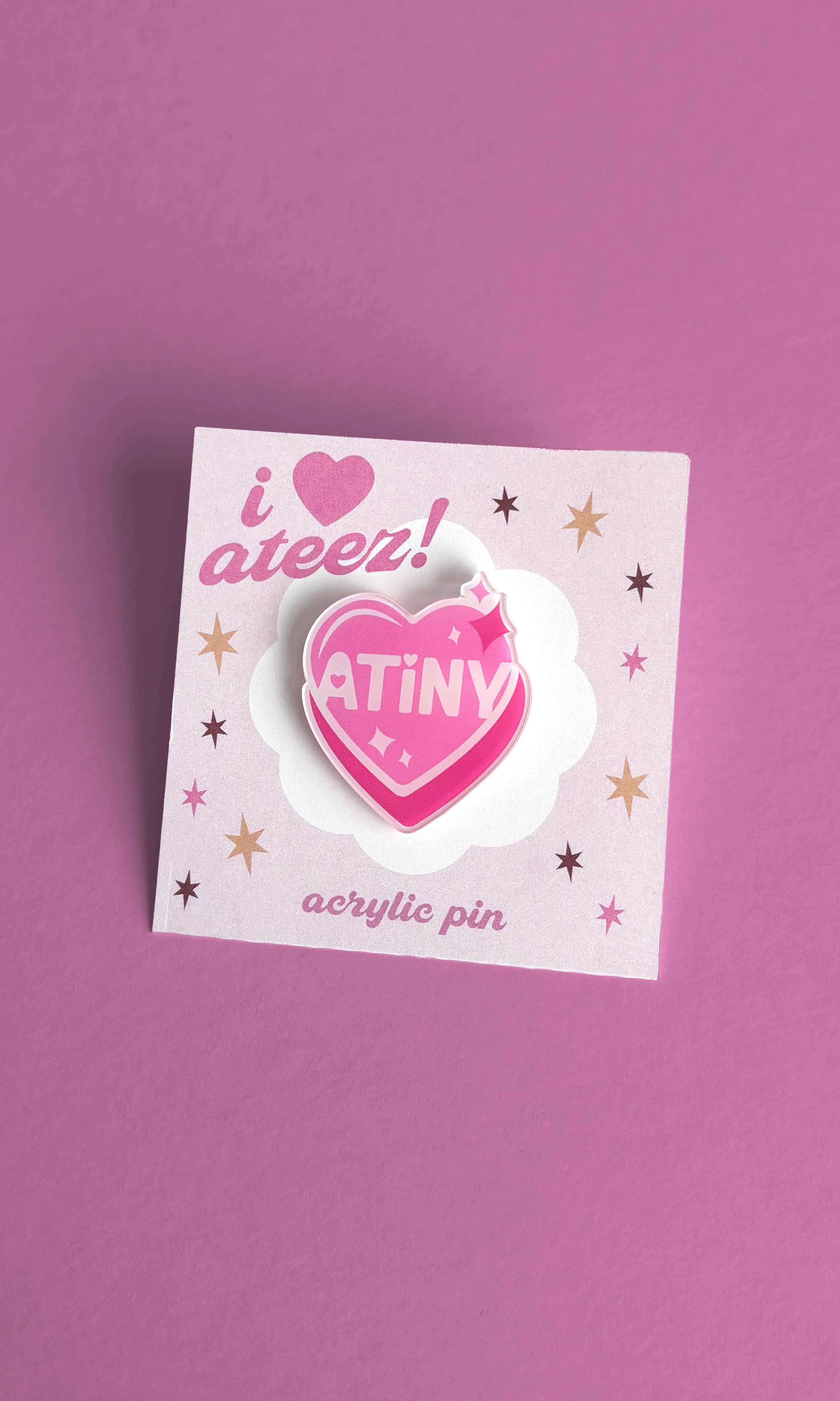 I ♥︎ K-POP Fan Pins