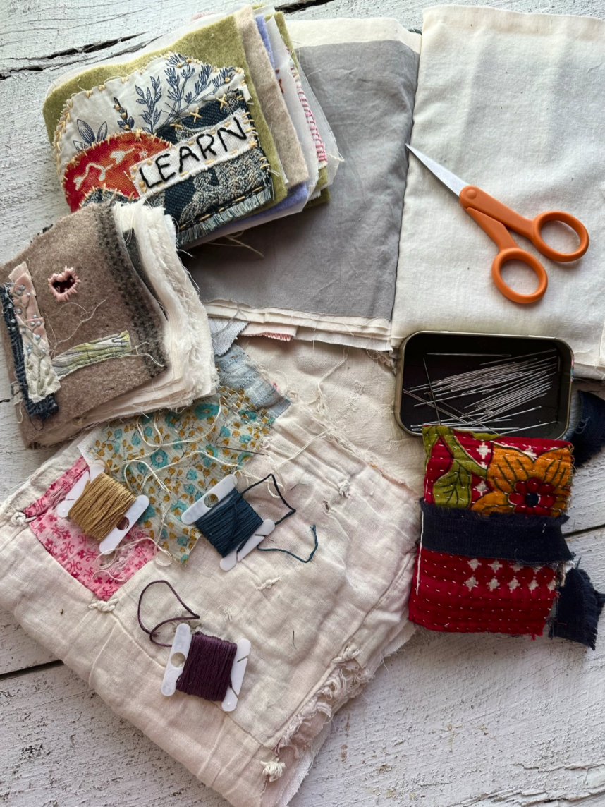 Cloth Book Art Journals w/ Molly