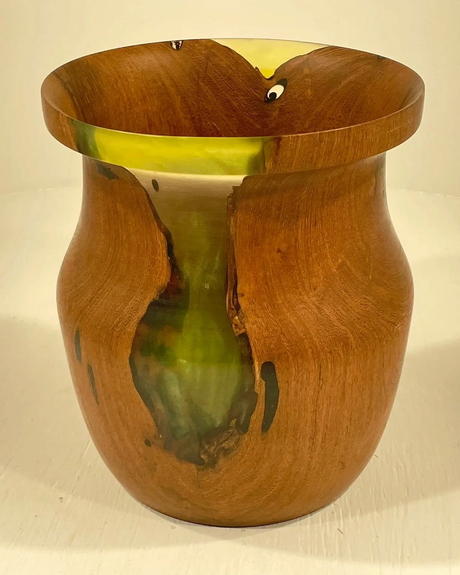 Wood & Epoxy Vase