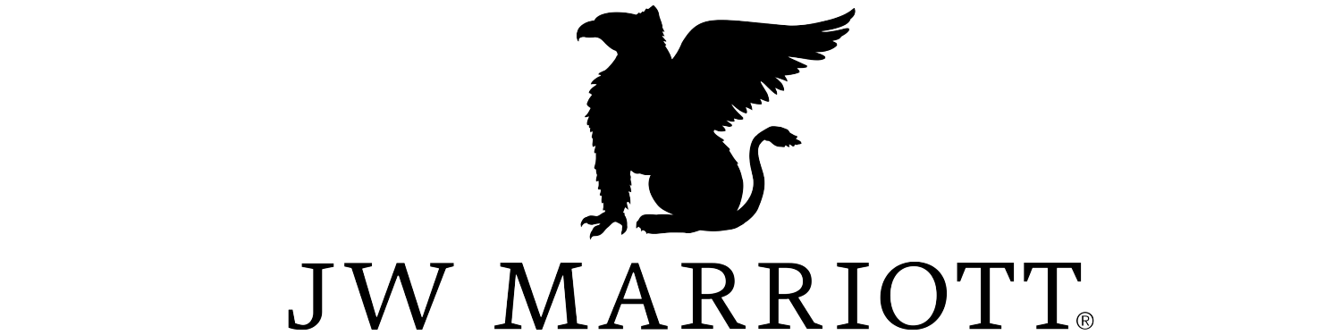 Black and white logo of a griffin with the text 'JW MARRIOTT' underneath.
