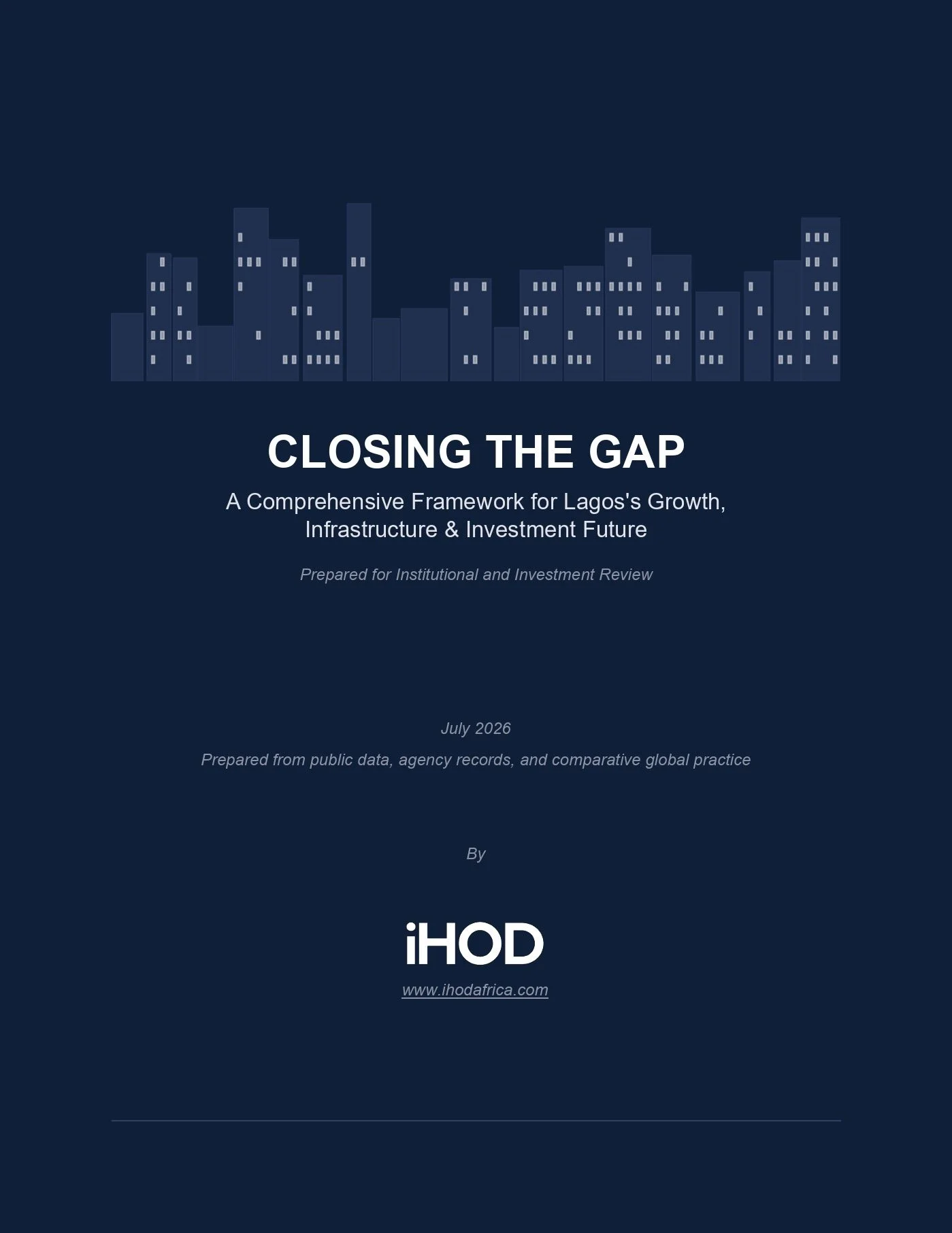 Closing the Gap: A Framework for Financing Lagos’s Infrastructure Future