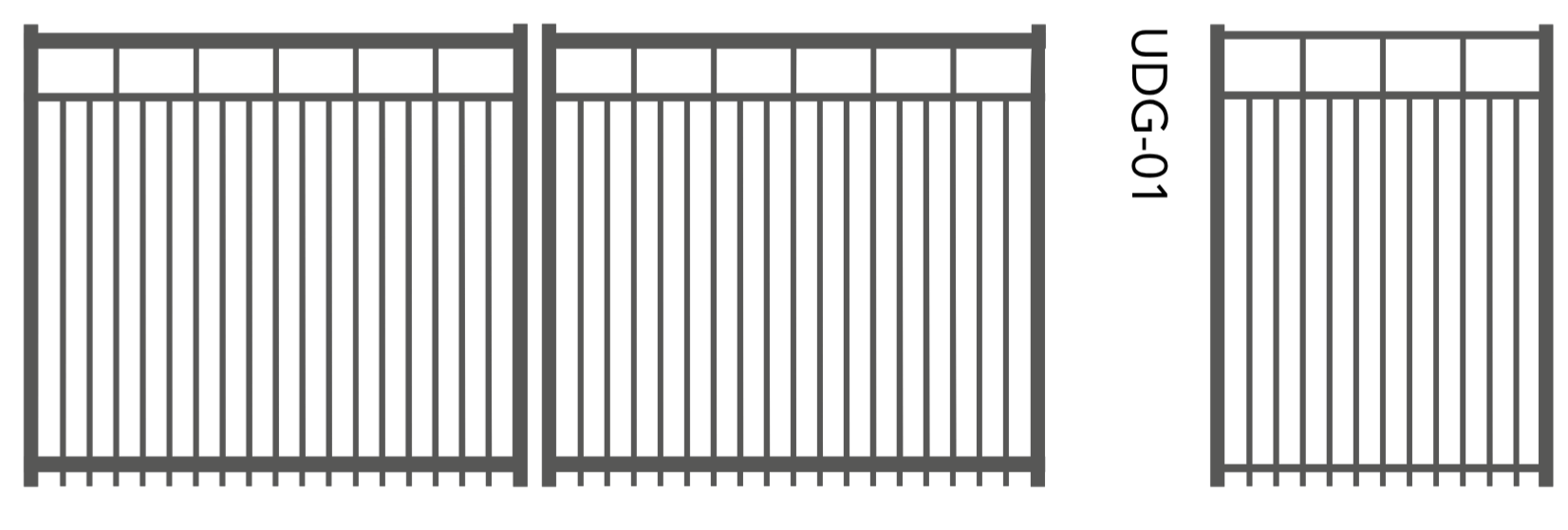Bullrush Traditional Aluminium Gate