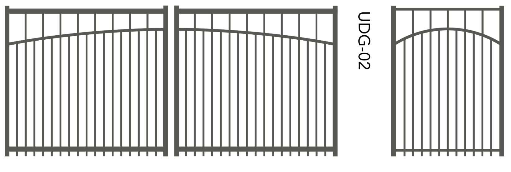 Bullrush Traditional Aluminium Gate