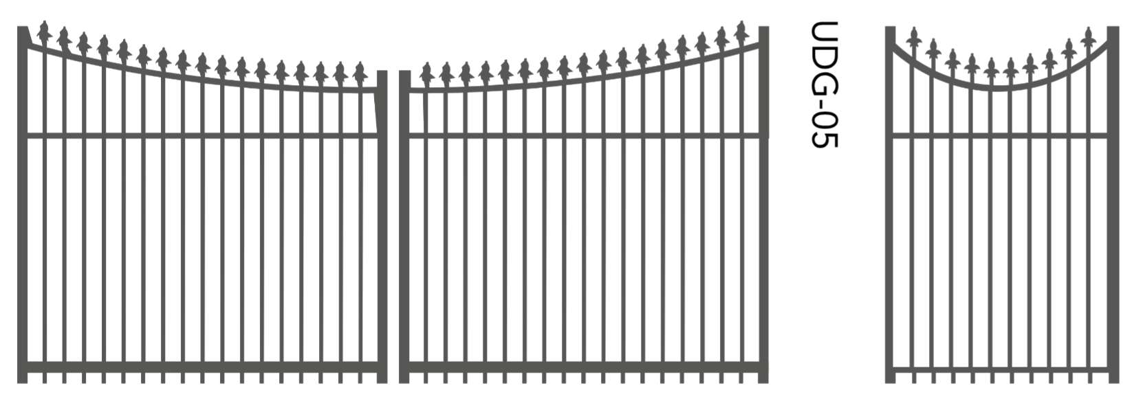 Bullrush Traditional Aluminium Gate