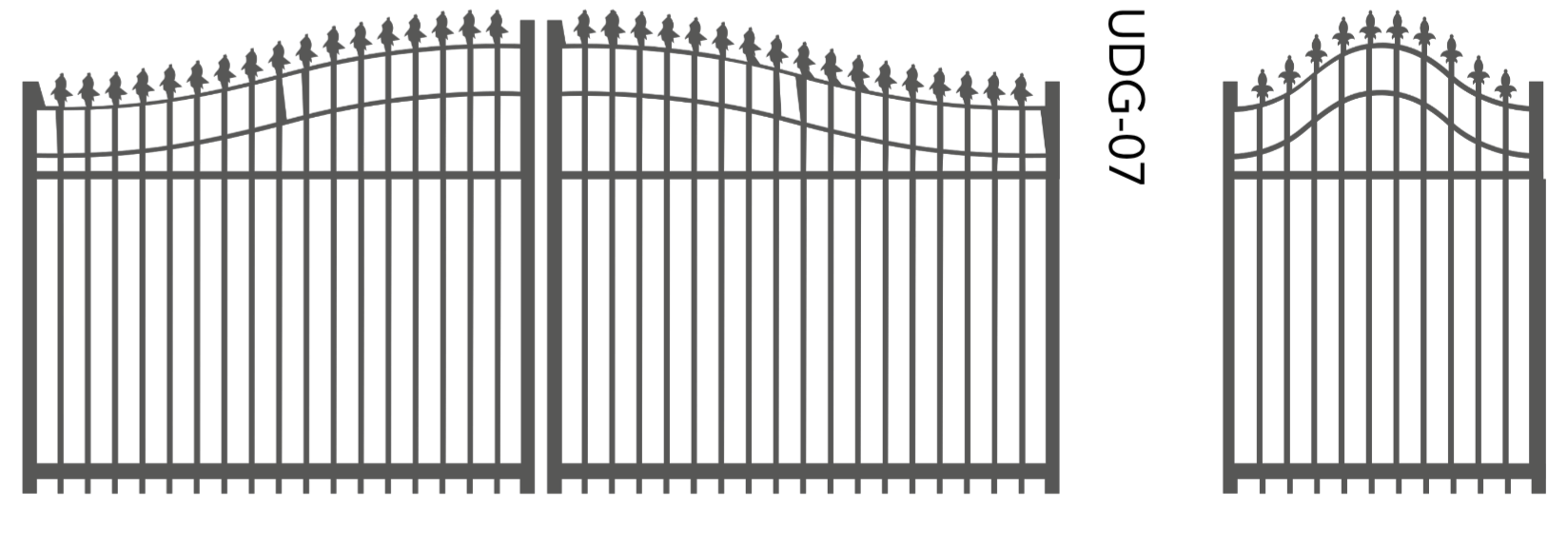 Bullrush Traditional Aluminium Gate