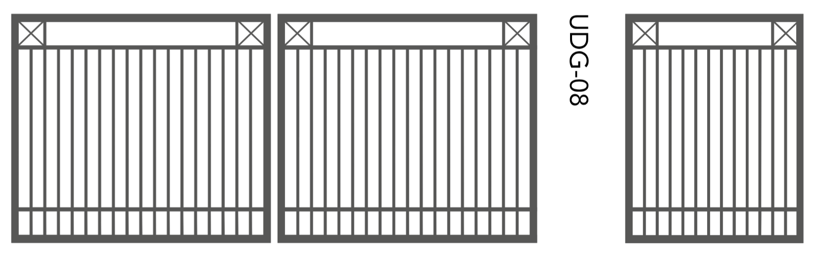 Bullrush Traditional Aluminium Gate