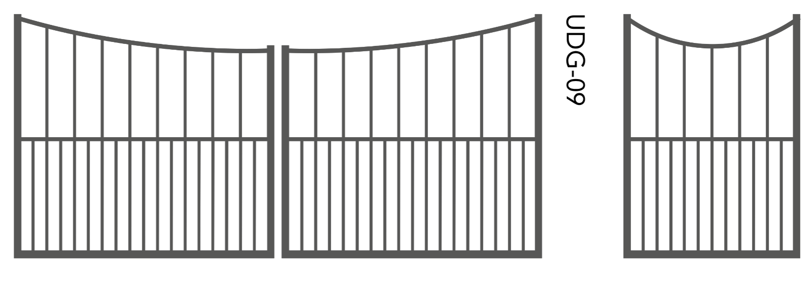 Bullrush Traditional Aluminium Gate