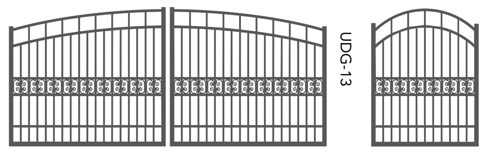 Bullrush Traditional Aluminium Gate