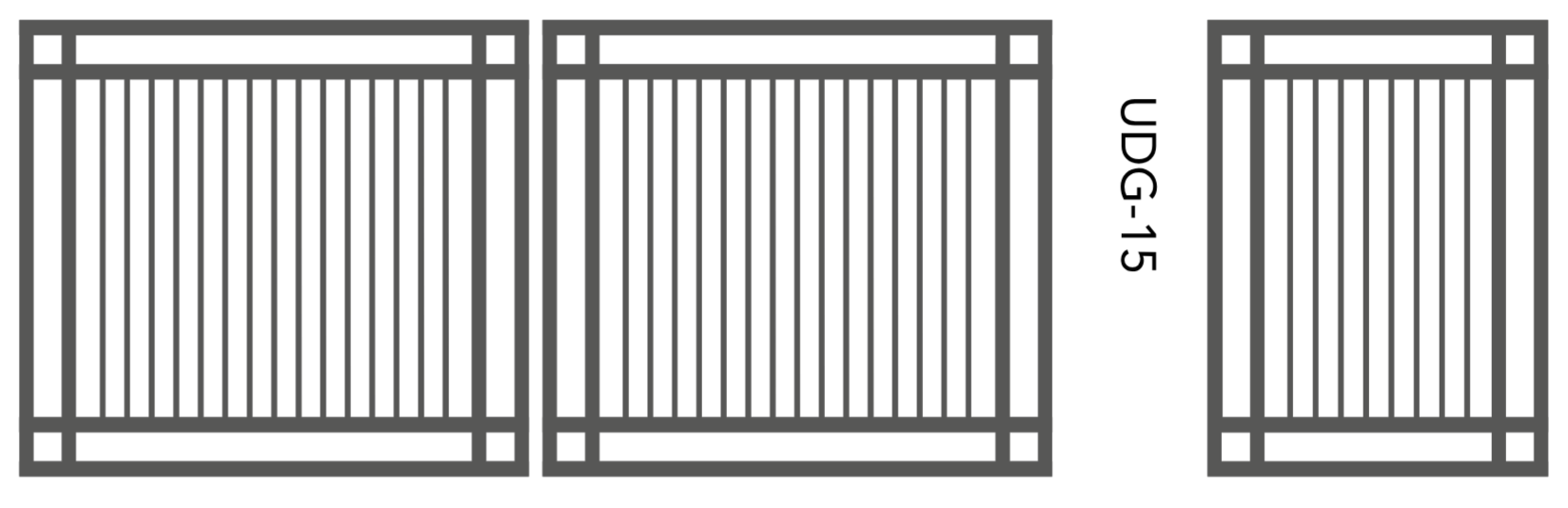 Bullrush Traditional Aluminium Gate