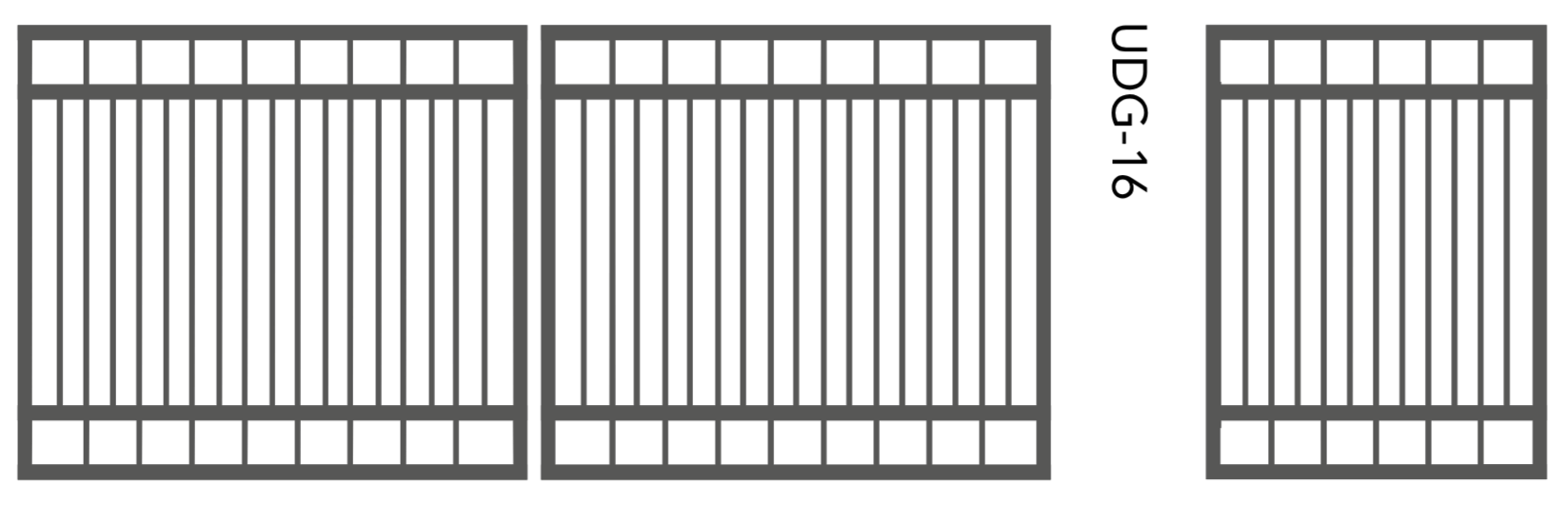 Bullrush Traditional Aluminium Gate