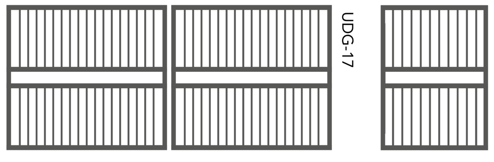 Bullrush Traditional Aluminium Gate