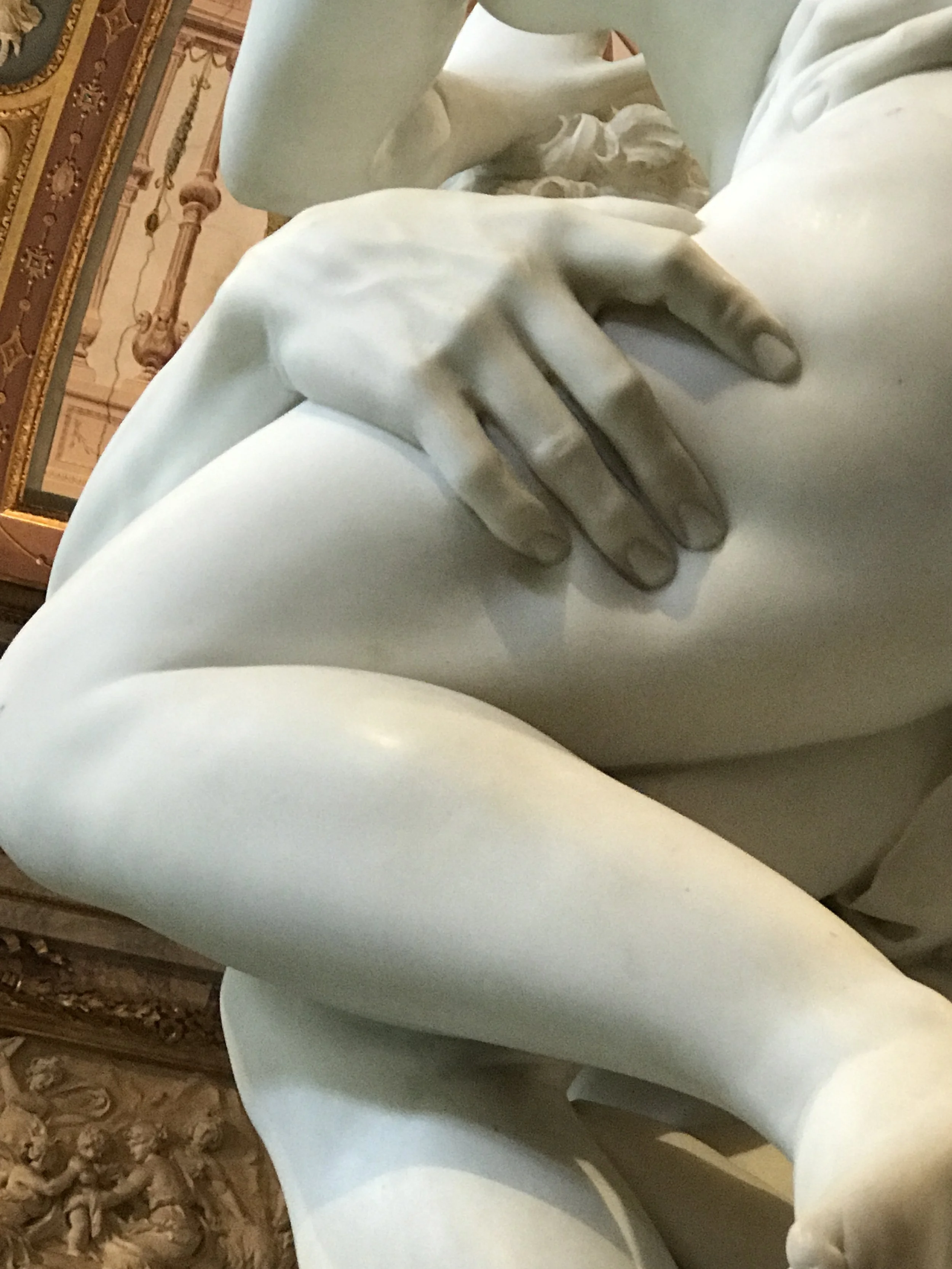 The greatest touch by the greatest sculptor – how perfect he was!