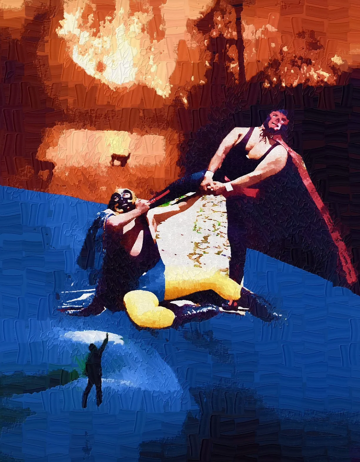 The World On Fire – collage