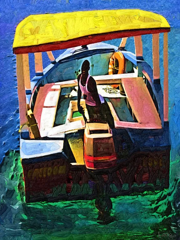 Negril - The Glass Bottom Boat.