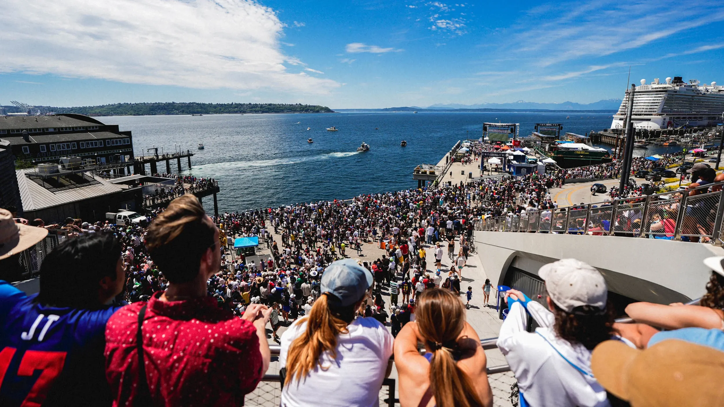 Soccer Celebration at Pier 62
