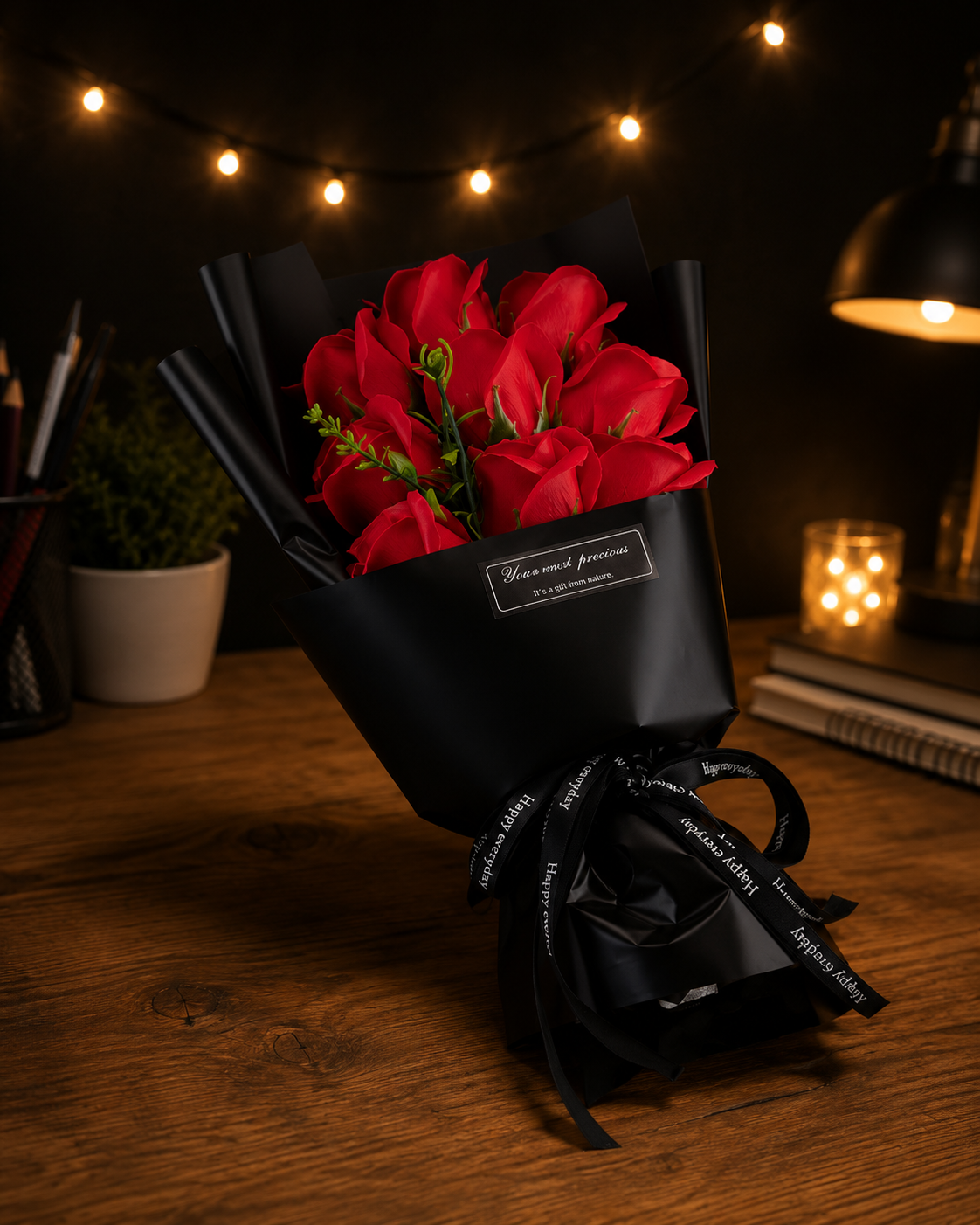 Bouquet de fleurs artificielles