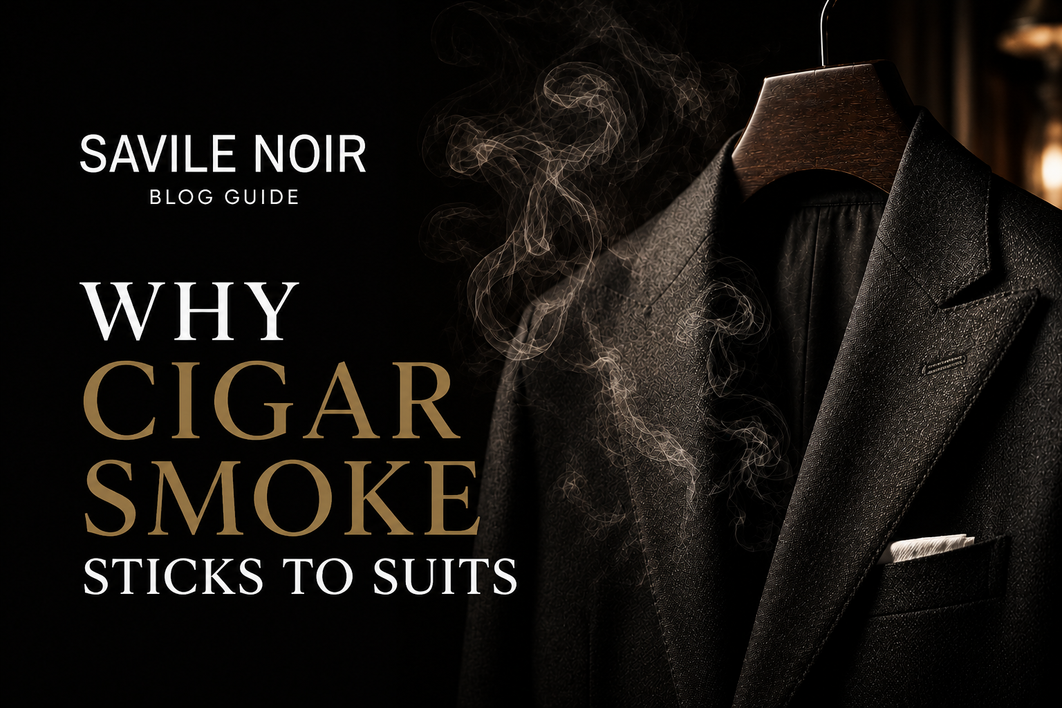Why Does Cigar Smoke Stick to Your Suit?