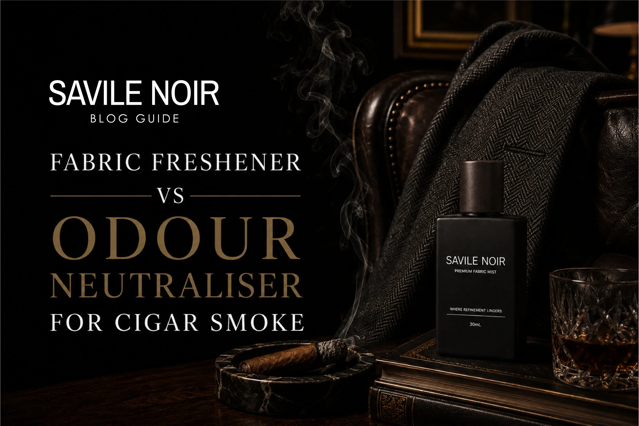 Fabric Freshener vs Odour Neutraliser for Cigar Smoke