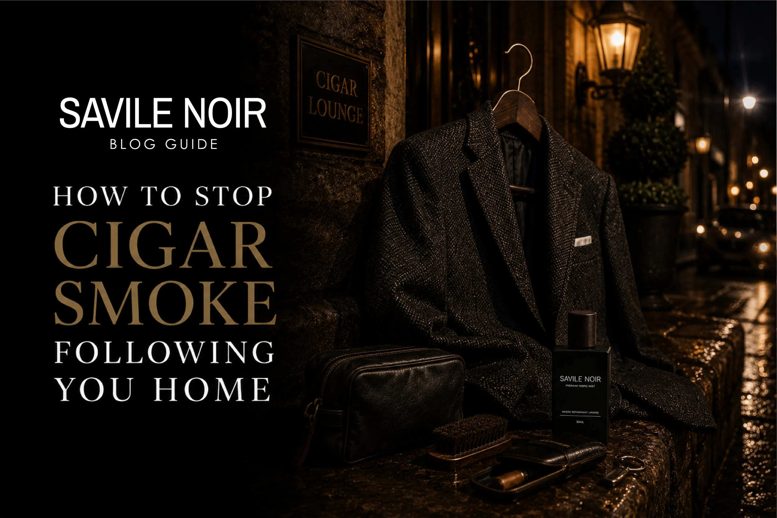 How to Stop Cigar Smoke Smell Following You Home