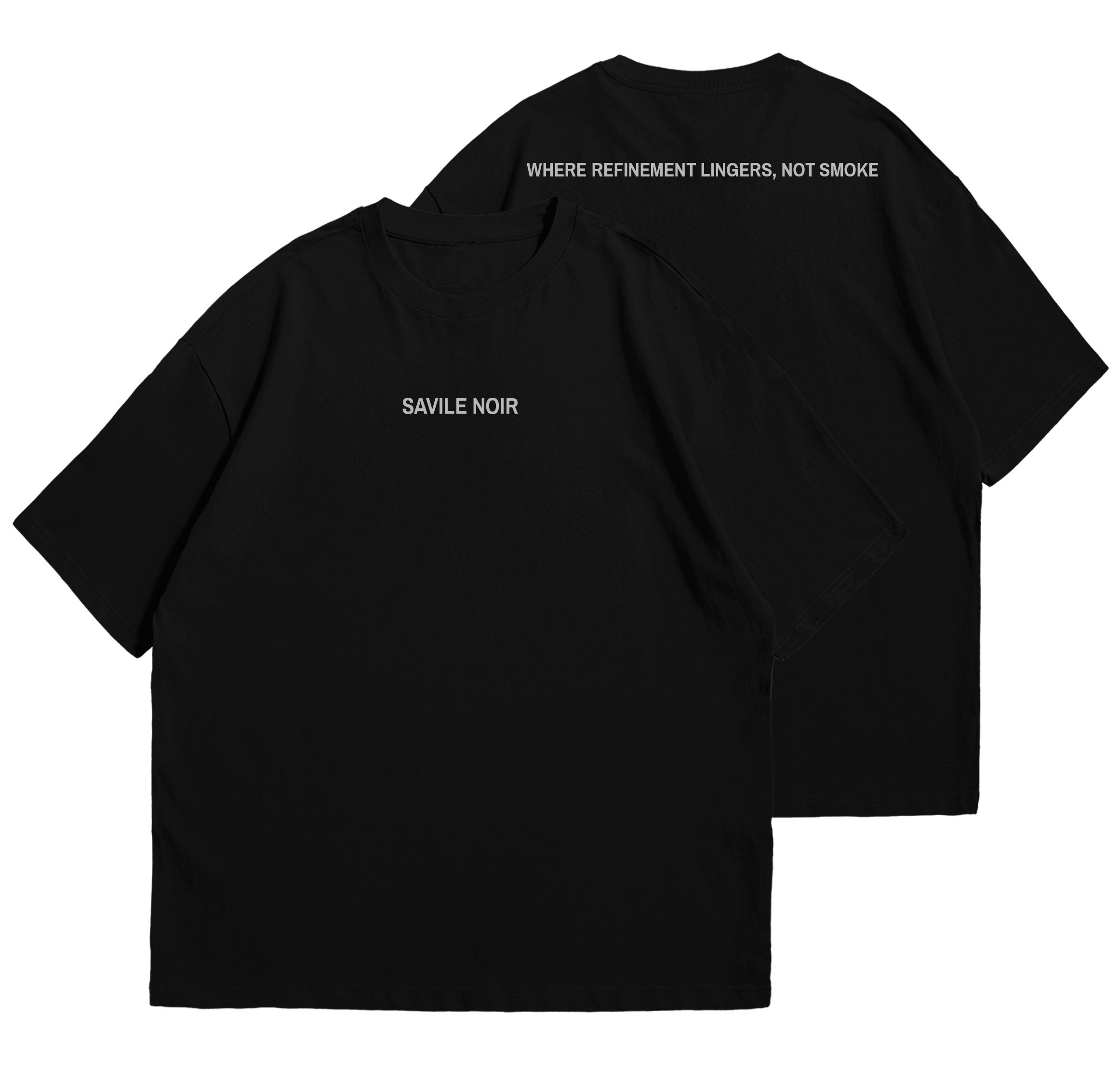 SAVILE NOIR T-shirts Oversize