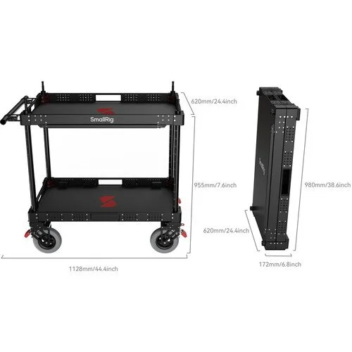 SmallRig MD4573 36" Video Production Camera Cart
