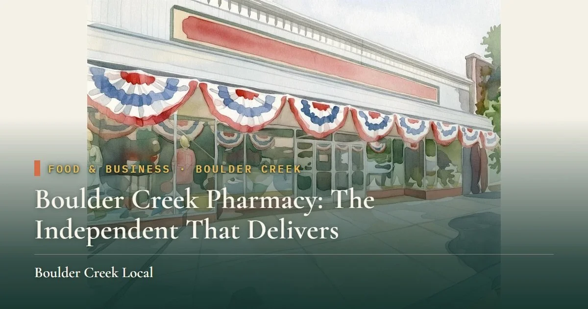 Boulder Creek Pharmacy: The Independent That Delivers