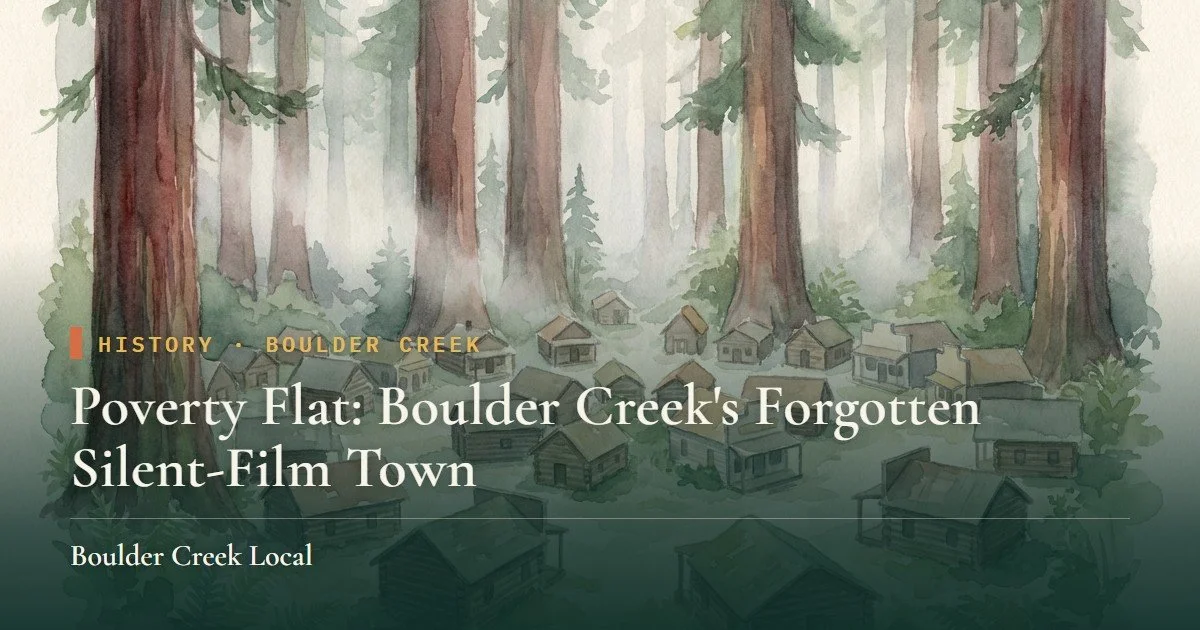 Poverty Flat: Boulder Creek's Forgotten Silent-Film Town