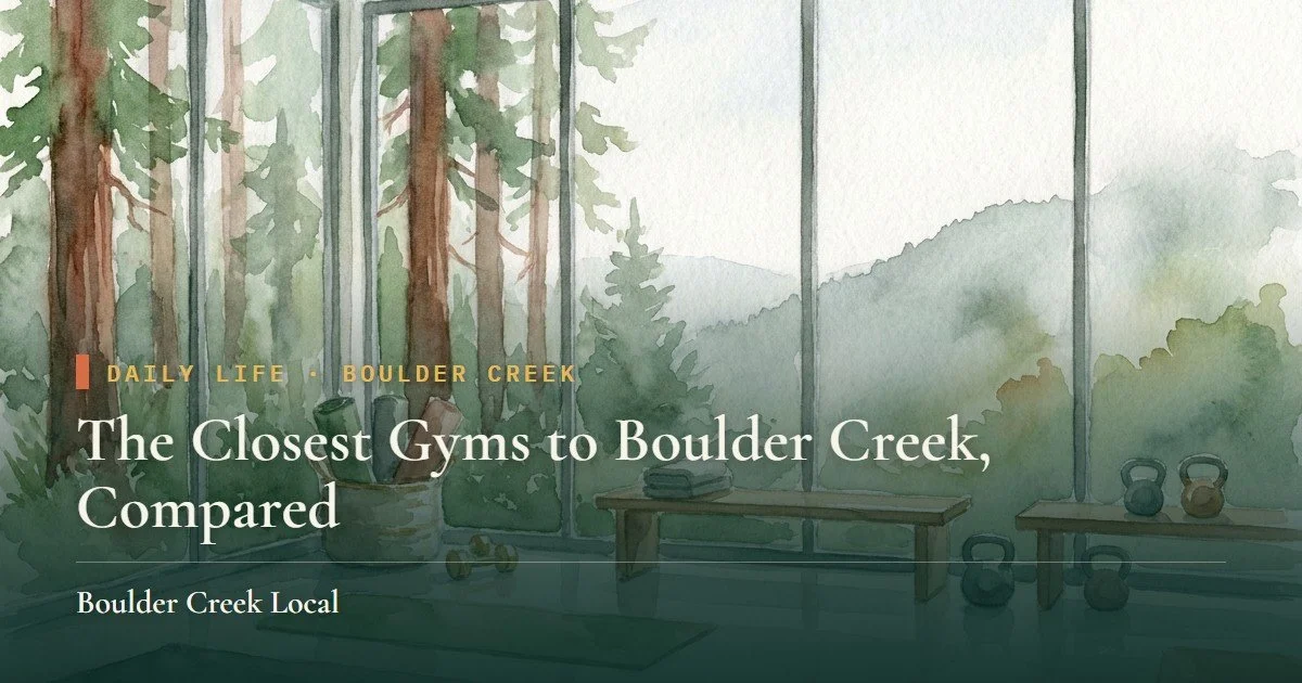 The Closest Gyms to Boulder Creek, Compared