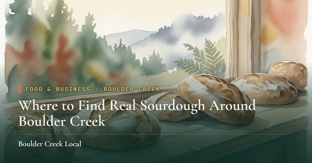 Where to Find Real Sourdough Around Boulder Creek