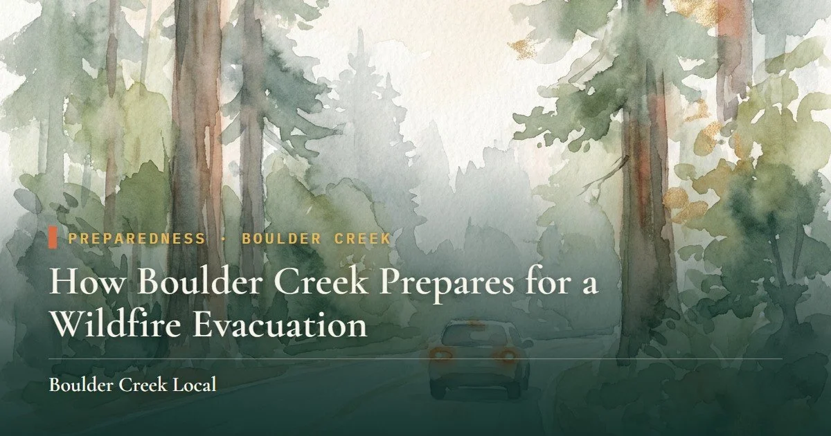 How Boulder Creek Prepares for a Wildfire Evacuation