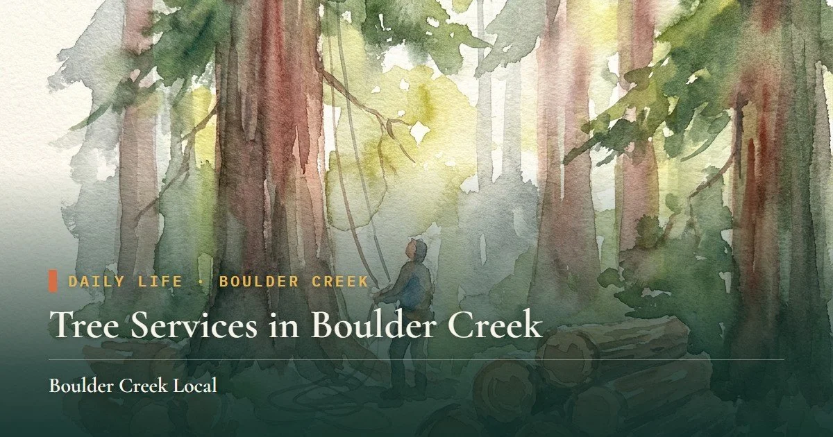 Tree Services in Boulder Creek