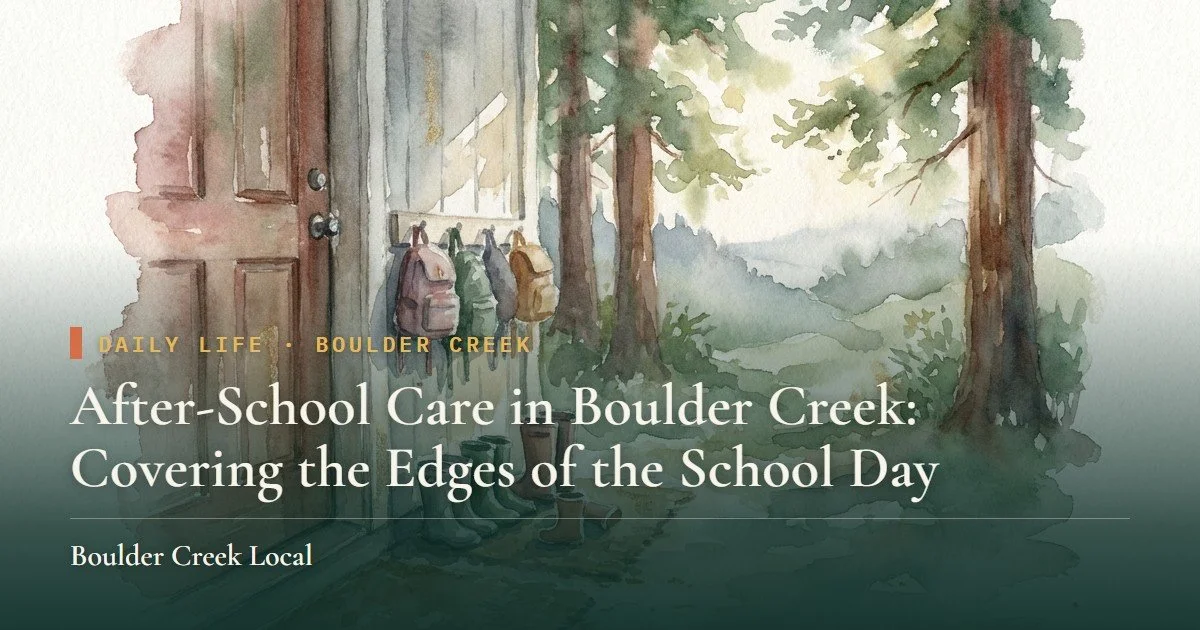 After-School Care in Boulder Creek: Covering the Edges of the School Day
