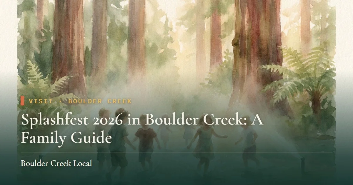 Splashfest 2026 in Boulder Creek: A Family Guide