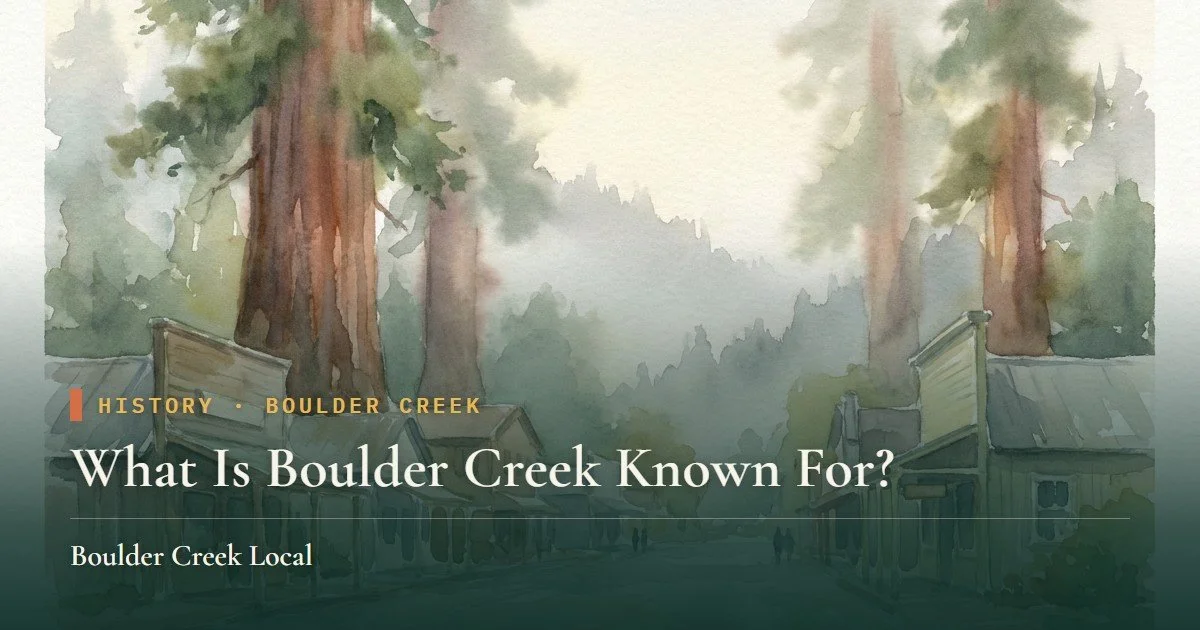 What Is Boulder Creek Known For?