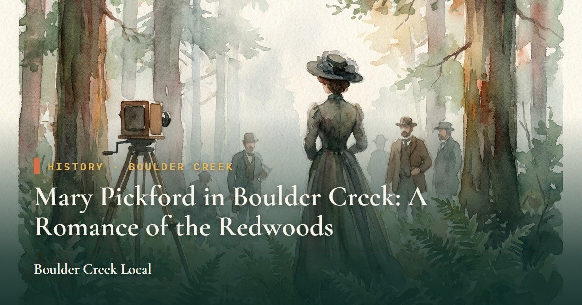 Mary Pickford in Boulder Creek: A Romance of the Redwoods