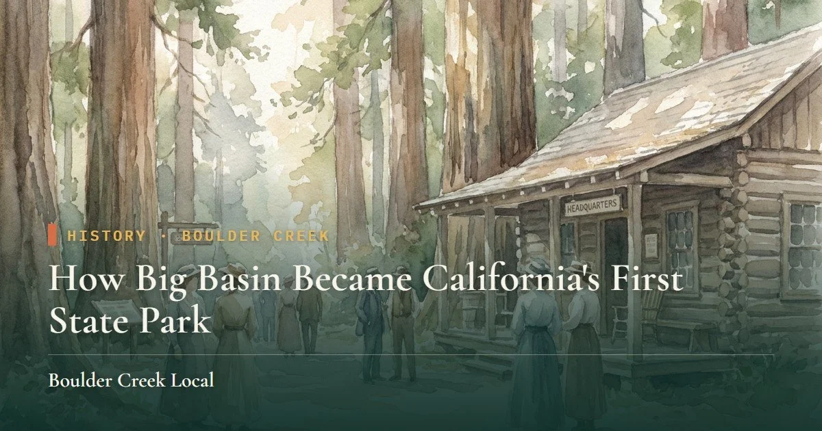 How Big Basin Became California's First State Park